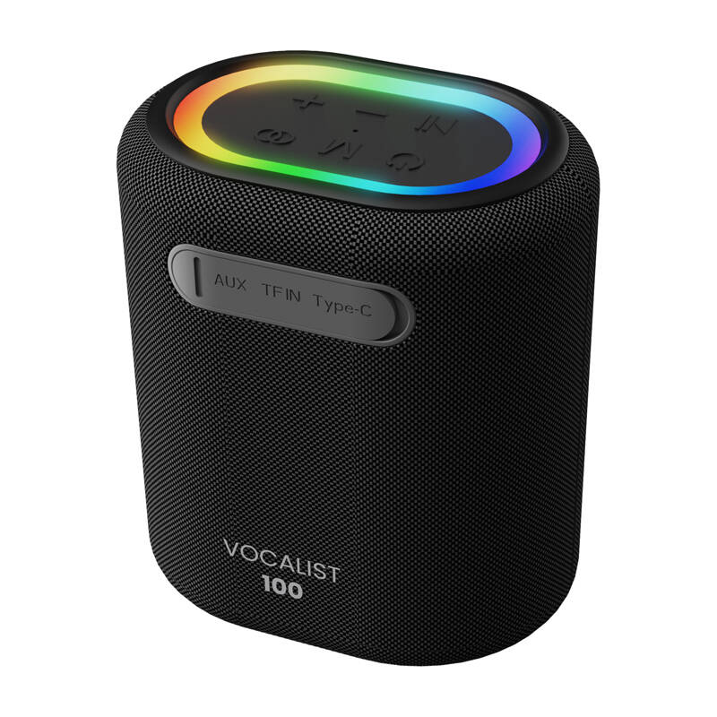 HiFuture Vocalist 100 Bluetooth hordozható hangszóró + mikrofon Fekete