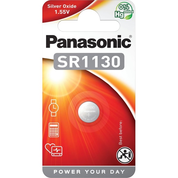 Panasonic SR-1130EL/1B ezüst-oxid óraelem (1 db / bliszter) Panasonic SR-1130EL/1B ezüst-oxid óraelem (1 db / bliszter)