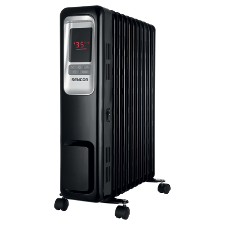 Sencor SOH 6111BK elektromos olajradiátor 11 fűtőborda fekete