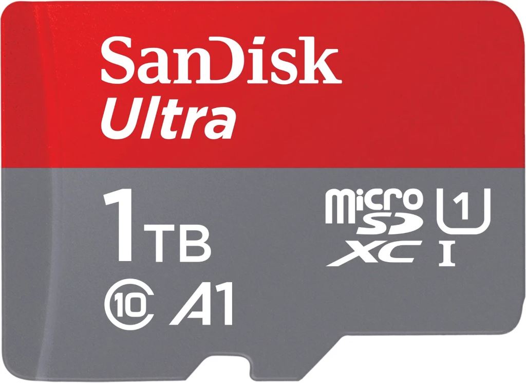 Sandisk 1TB microSDHC Ultra Class 10 UHS-I A1 (Android) + adapterrel Memóriakártya Sandisk 1TB microSDHC Ultra Class 10 UHS-I A1 (Android) + adapterrel Memóriakártya