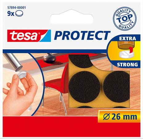 TESA Protect karcolásgátló 26 mm Filckorong Barna