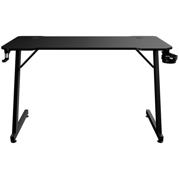 The G-Lab Gamer Asztal - K-DESK YTTRIUM (120x60cm, fém, pohártartó, fejhallgatótartó, fekete)