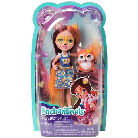 Mattel Enchantimals: Felicity Fox és Flick játékfigurák  (DVH87/FXM71)