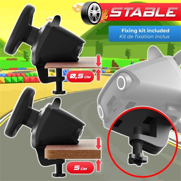 Spirit of Gamer Kormány  RACE WHEEL PRO AIR  Fekete 
