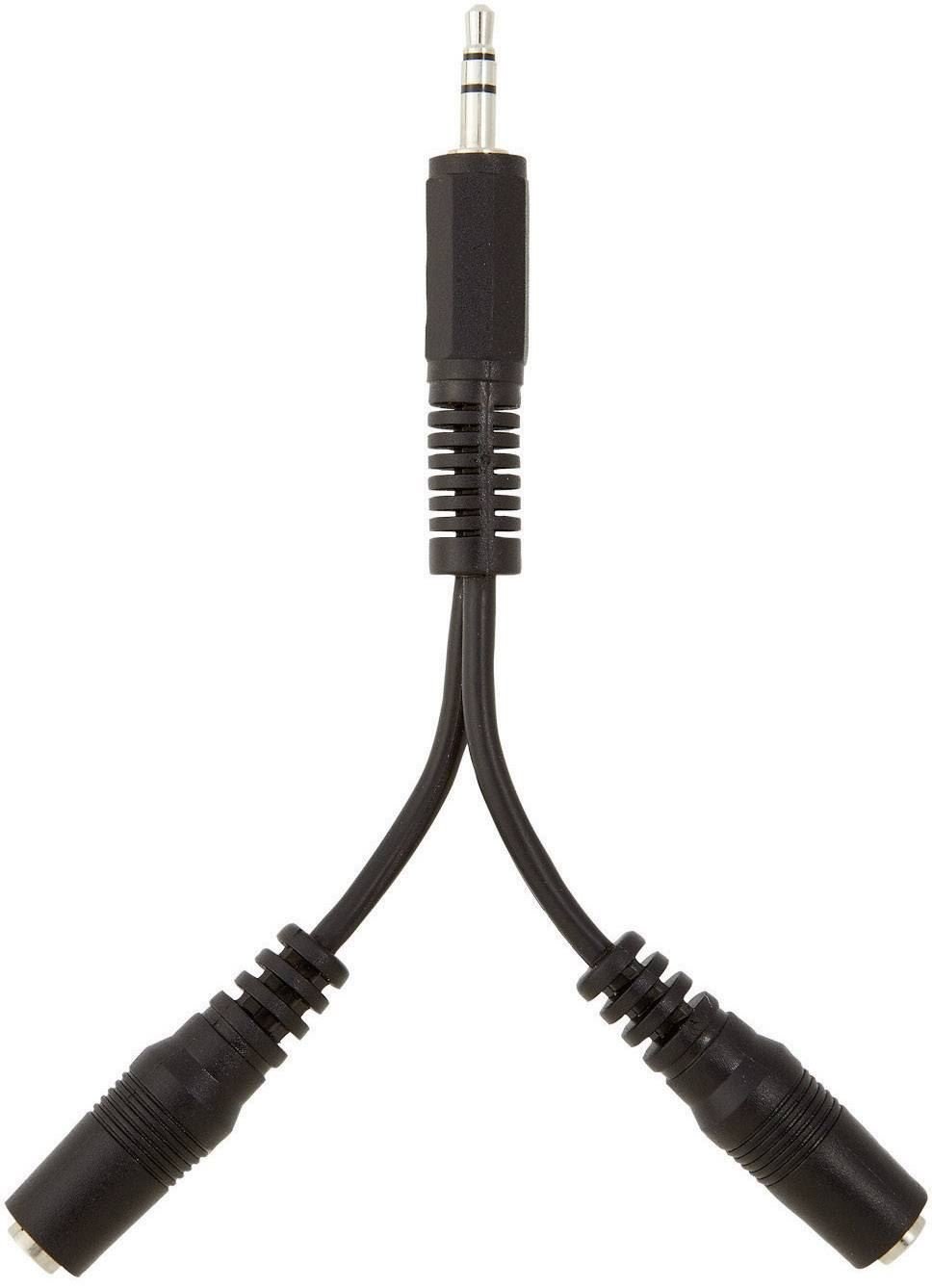 Belkin Y audio 3.5 mm Jack - 2xRCA fekete (CFL-AUD05)