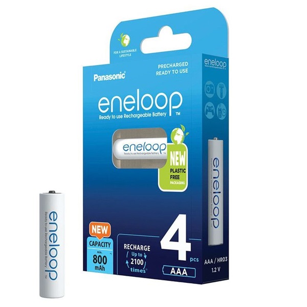 Panasonic Eneloop 1.2V AAA Ni-Mh 800mAh akku (4db) (BK-4MCDE/4BE) Panasonic Eneloop 1.2V AAA Ni-Mh 800mAh akku (4db) (BK-4MCDE/4BE)