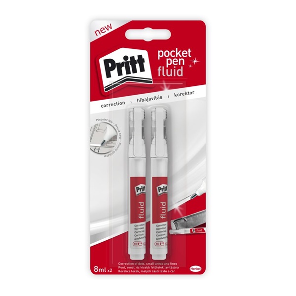 Pritt Pocket Pen 8ml 2db hibajavító toll Pritt Pocket Pen 8ml 2db hibajavító toll