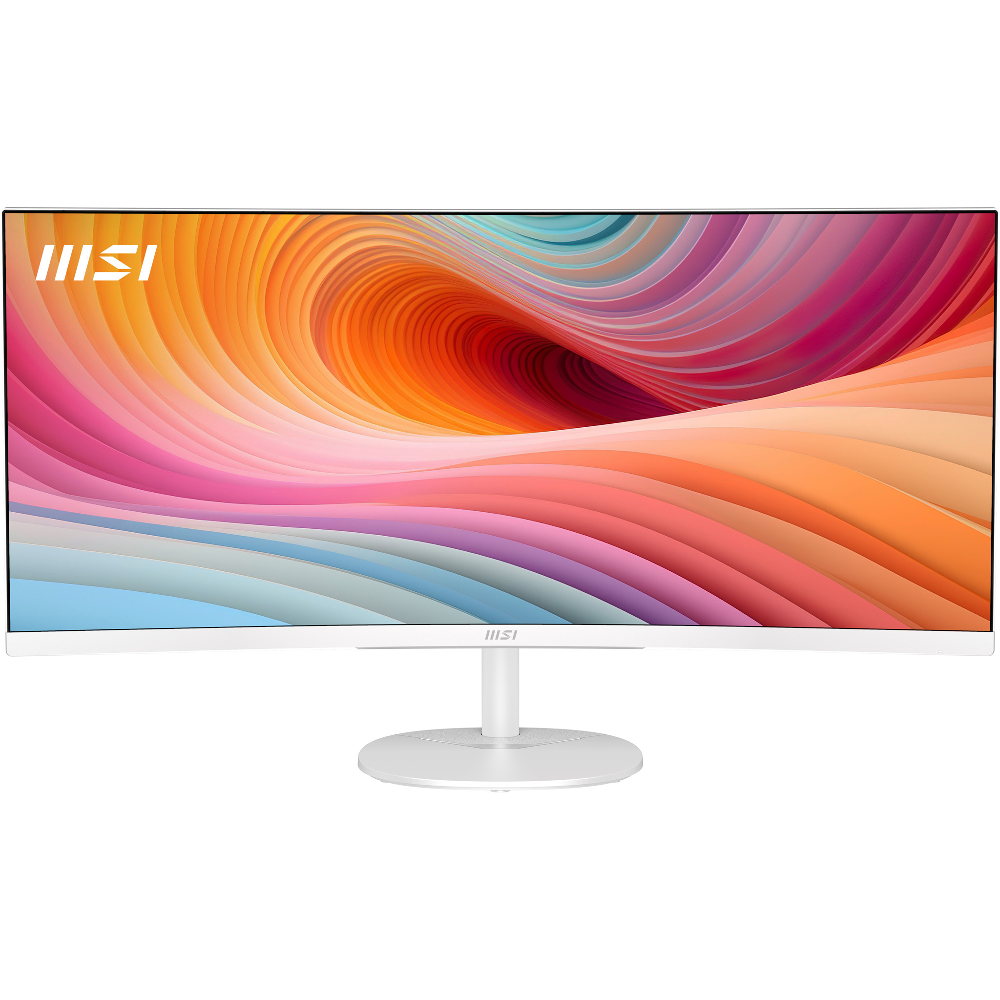 MSI 34" PRO MP341CQW E12 Monitor - 3440x1440, WQHD, LED, VA, 120Hz, 1ms, Ívelt, Hangszóró, FreeSync, Fehér
