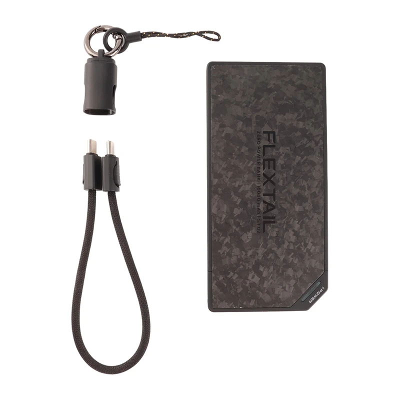 Flextail Zero Power 10 000 mAh-s hordozható akkumulátor (fekete)