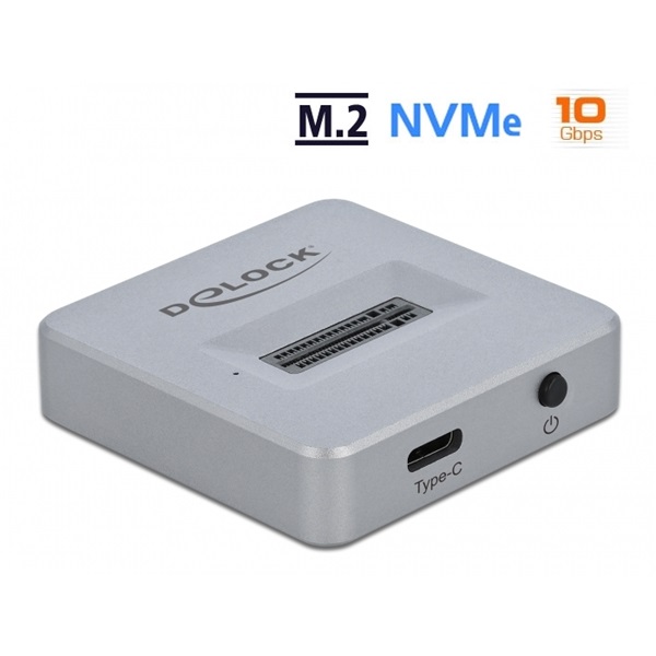 Delock M.2 NVMe PCIe SSD dokkoló szürke (64000) Delock M.2 NVMe PCIe SSD dokkoló szürke (64000)