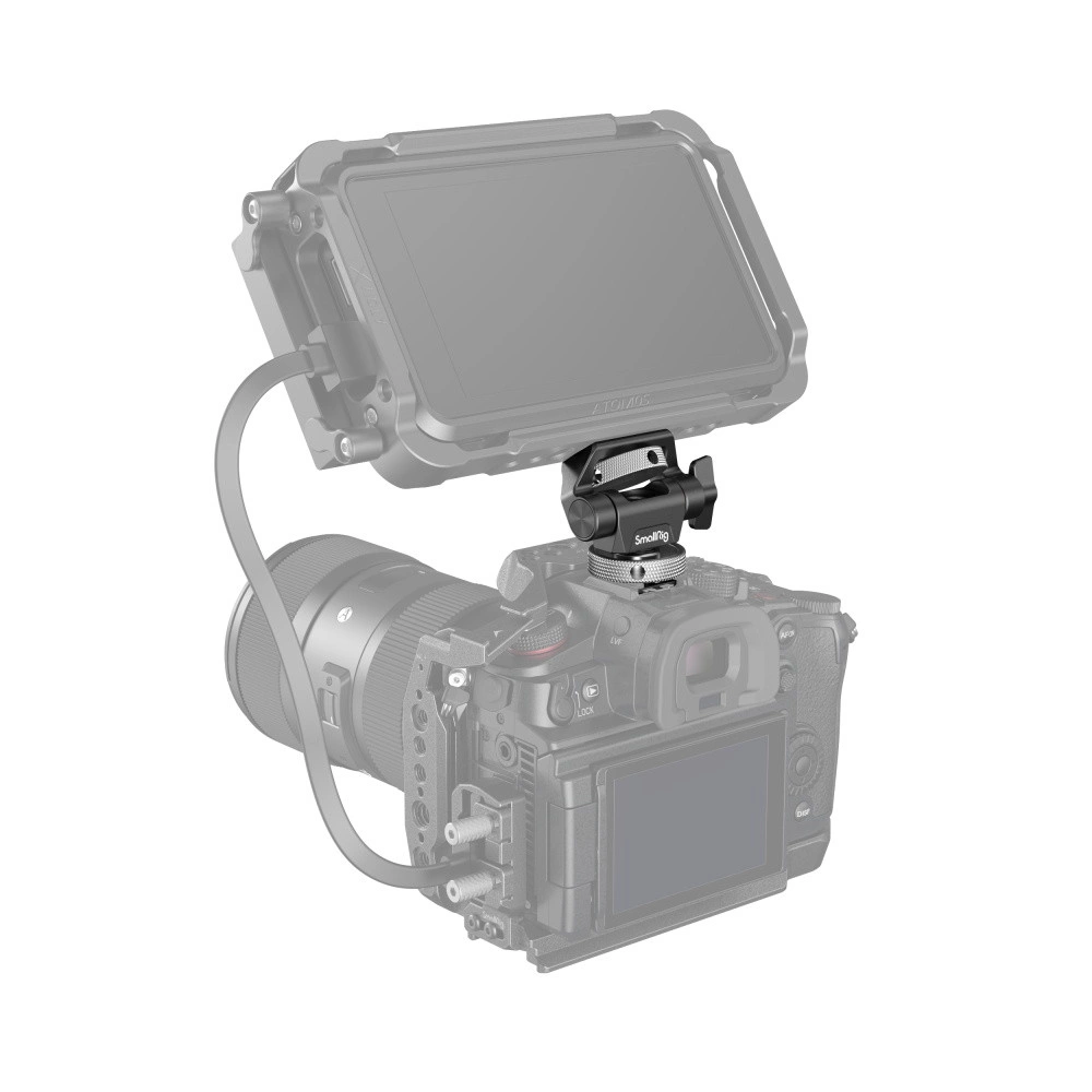 SMALLRIG Swivel and Tilt Adjustable Monitor Mount with Cold Shoe Mount  