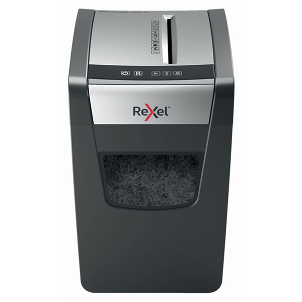 Rexel Momentum X312 Slim Iratmegsemmisítő Részecskevágás 5 x 42 mm 23 l Lapok száma (max.): 12 Biztonsági fokozat (iratmegsemmisítő) 3 ...