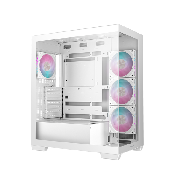 DeepCool CG580 4F WH ablakos  4x12cm A-RGB Számítógépház   Fehér  