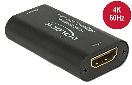 Delock 11462 Ismétlő HDMI 4K 60 Hz UHD 30 m Delock 11462 Ismétlő HDMI 4K 60 Hz UHD 30 m