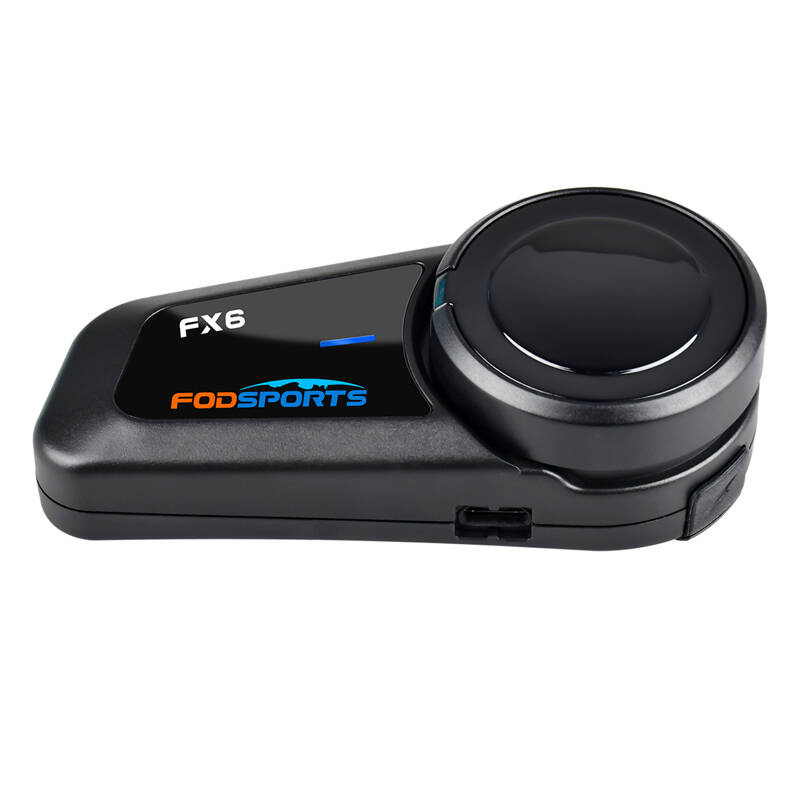 Fodsports FX6 motorkerékpár intercom Fekete 