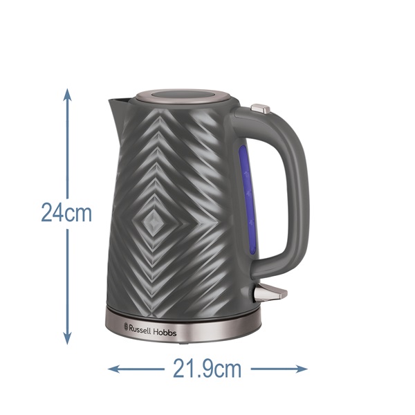 Russell Hobbs 26382-70/RH Groove szürke vízforraló