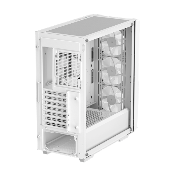 DeepCool CC560 MESH WH V2  ablakos  4x12cm A-RGB ventilátor ATX  Számítógépház fehér 