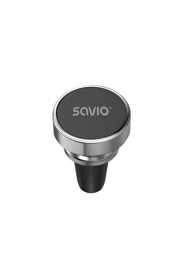 Savio CH-03 szellőzőrácsra helyezhető mágneses telefontartó fekete-ezüst