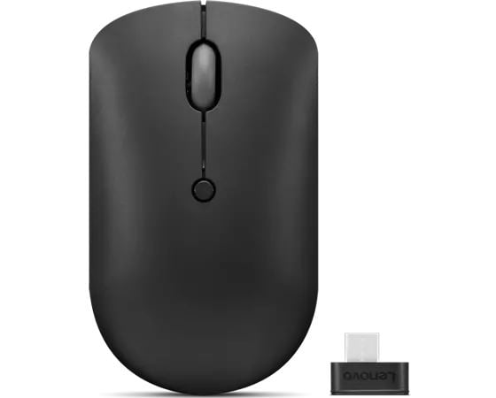 Lenovo 400 Compact vezeték nélküli egér USB-C csatlakozóval fekete (GY51D20865) Lenovo 400 Compact vezeték nélküli egér USB-C csatlakozóval fekete (GY51D20865)