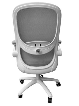 Kea szürke hálós háttámla szövet ülőlap fehér műanyag váz és lábkereszt  Irodai forgószék