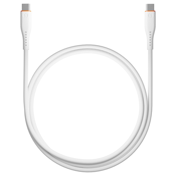 S-Link SL-X280E 3A 60W Gyorstöltés Type-C to Type-C 100cm adat+töltőkábel Fehér S-Link SL-X280E 3A 60W Gyorstöltés Type-C to Type-C 100cm adat+töltőkábel Fehér