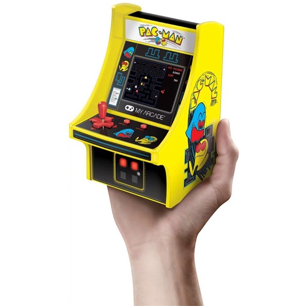My Arcade DGUNL-3220 Pac-Man Micro Player Retro Arcade 6.75" hordozható játékkonzol My Arcade DGUNL-3220 Pac-Man Micro Player Retro Arcade 6.75" hordozható játékkonzol