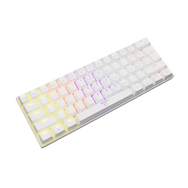 White Shark GK-2022W/BL-HU SHINOBI Outemu Blue Gaming billentyűzet fehér White Shark GK-2022W/BL-HU SHINOBI Outemu Blue Gaming billentyűzet fehér