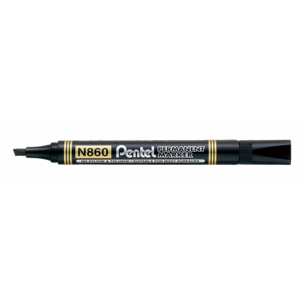 Pentel Alkoholos marker 1,8-4,5mm vágott   fekete (N860-AE)