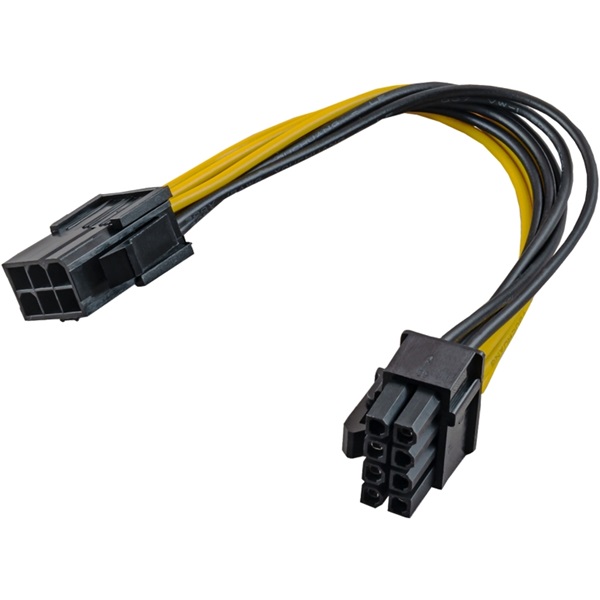 Akyga 1x PCI-Express 6-pin 1x PCI-Express 8-pin adapter (AK-CA-07)