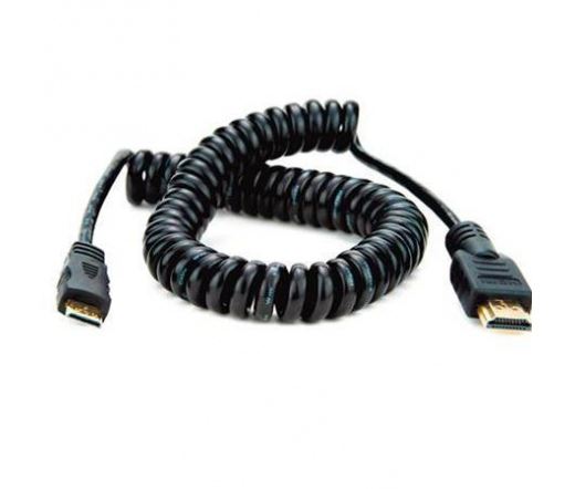 Atomos Micro HDMI - Full HDMI spirálkábel 50cm (ATOMCAB014)