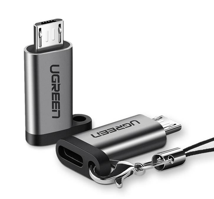 UGREEN US133 OTG USB-C - micro USB adapter fekete (50590) UGREEN US133 OTG USB-C - micro USB adapter fekete (50590)