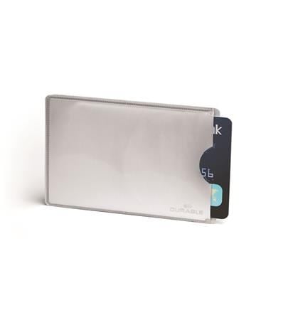 DURABLE bankkártyatartó 1db-os RFID védelemmel ezüst színű (890023)