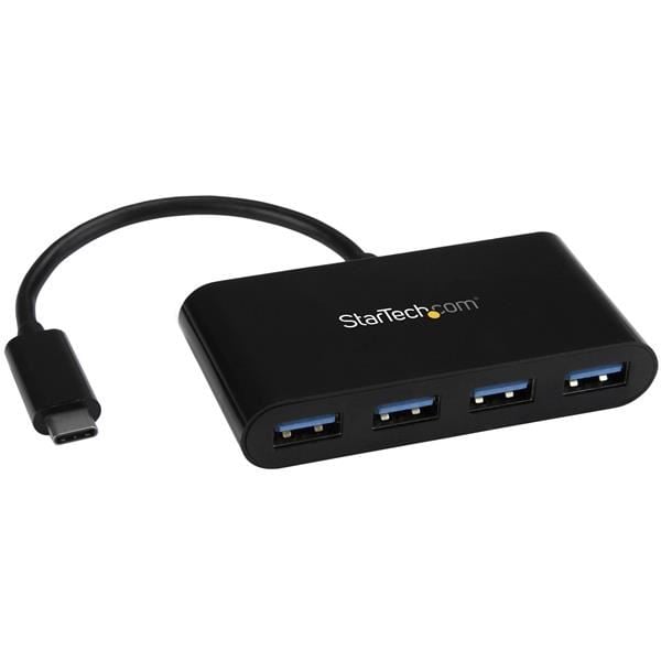 StarTech.com USB Type C 4 portos USB 3.0 Hub fekete (HB30C4AB) StarTech.com USB Type C 4 portos USB 3.0 Hub fekete (HB30C4AB)