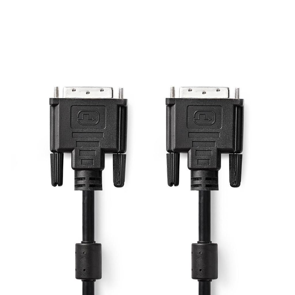Nedis DVI-D 24+1 - DVI-D 24+1 kábel 3m fekete (CCGP32001BK30)