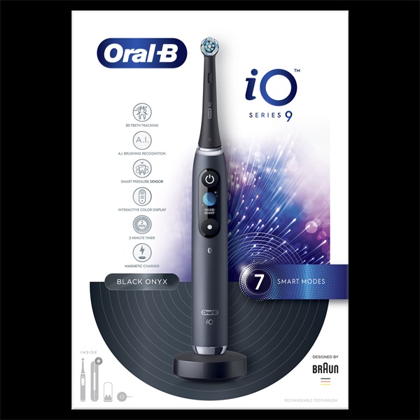 Oral-B iO9 fekete elektromos fogkefe Oral-B iO9 fekete elektromos fogkefe