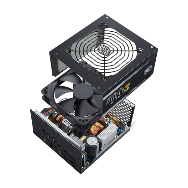COOLER MASTER Moduáris MWE GOLD 750 V2 ATX 3.0 READY 750W 12cm 80+ Gold Tápegység 
