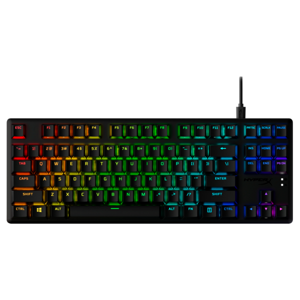HP HYPERX vezetékes mechanikus gaming billentyűzet Alloy Origins Core PBT piros switch amerikai lokalizáció HP HYPERX vezetékes mechanikus gaming billentyűzet Alloy Origins Core PBT piros switch amerikai lokalizáció