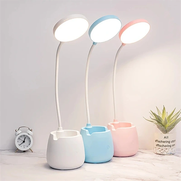 TOO FLOWER LAMP 1200mAh USB LED lámpa tolltartóval Rózsaszín
