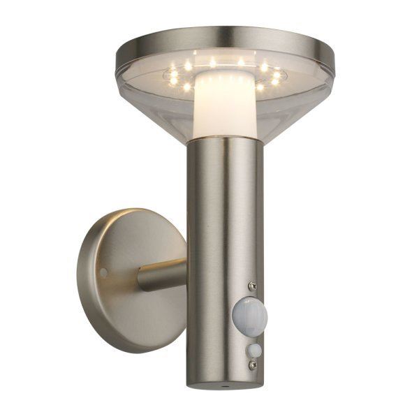Optonica LED napelemes fali lámpa PIR szenzor alumínium 2W IP44 3000K (GD2-A1 / 9331) Optonica LED napelemes fali lámpa PIR szenzor alumínium 2W IP44 3000K (GD2-A1 / 9331)