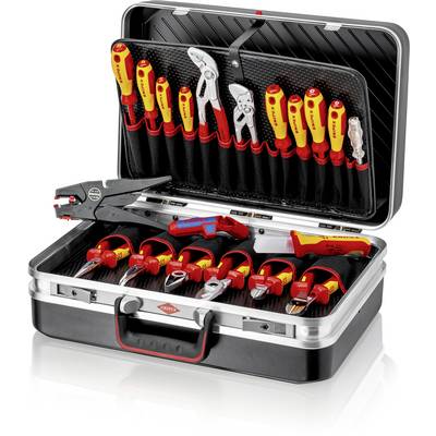 20 részes szerszámbőrönd, elektromos, Knipex 00 21 20 20 részes szerszámbőrönd, elektromos, Knipex 00 21 20