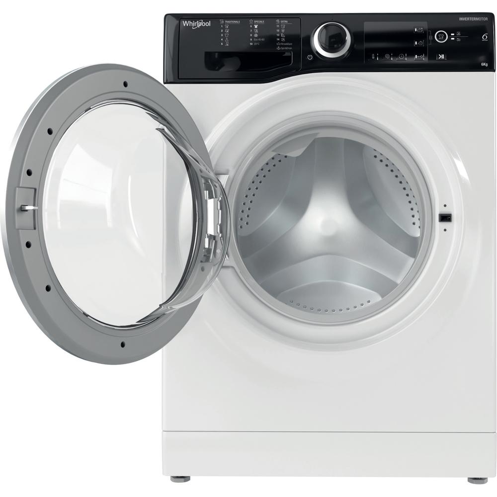 Whirlpool WRBSB 6249 S EU Elöltöltős mosógép – 6 kg, 1200 ford./perc, C Energiaosztály, 6. Érzék technológia, My program