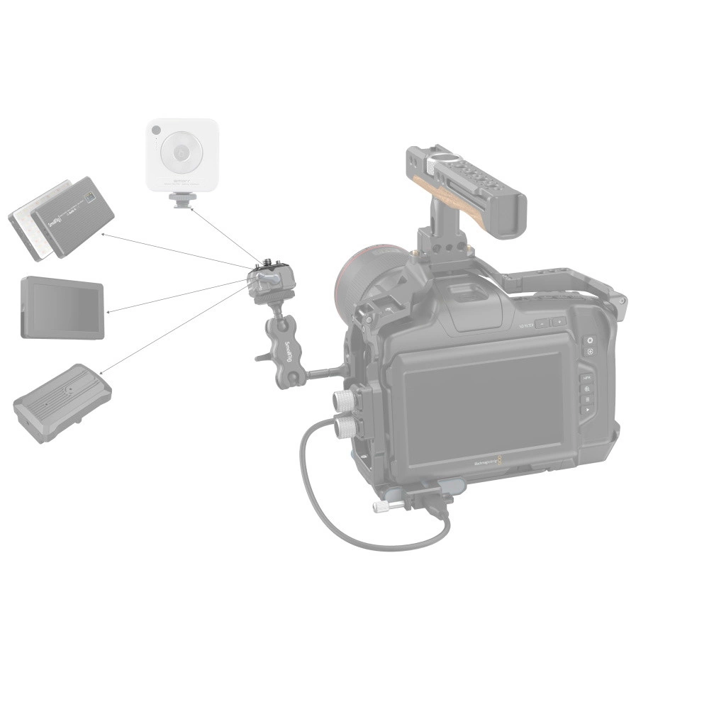 SmallRig Drop-in HawkLock mini Universal Quick Release Top Mount Plate