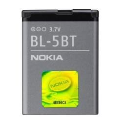 Nokia BL-5BT 870mAh Li-ion akkumulátor (gyári,csomagolás nélkül)