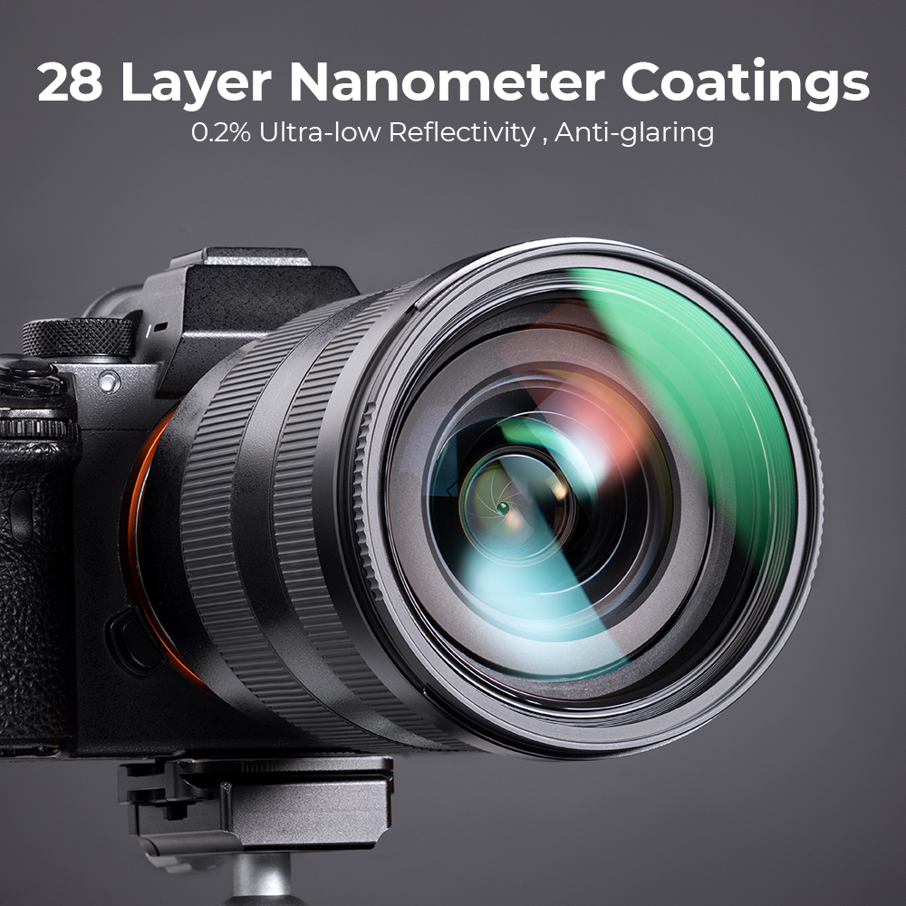 K&F Concept NANO-X series, B270, HD, MCUV szűrő, vízlepergető, karcálló, 67mm