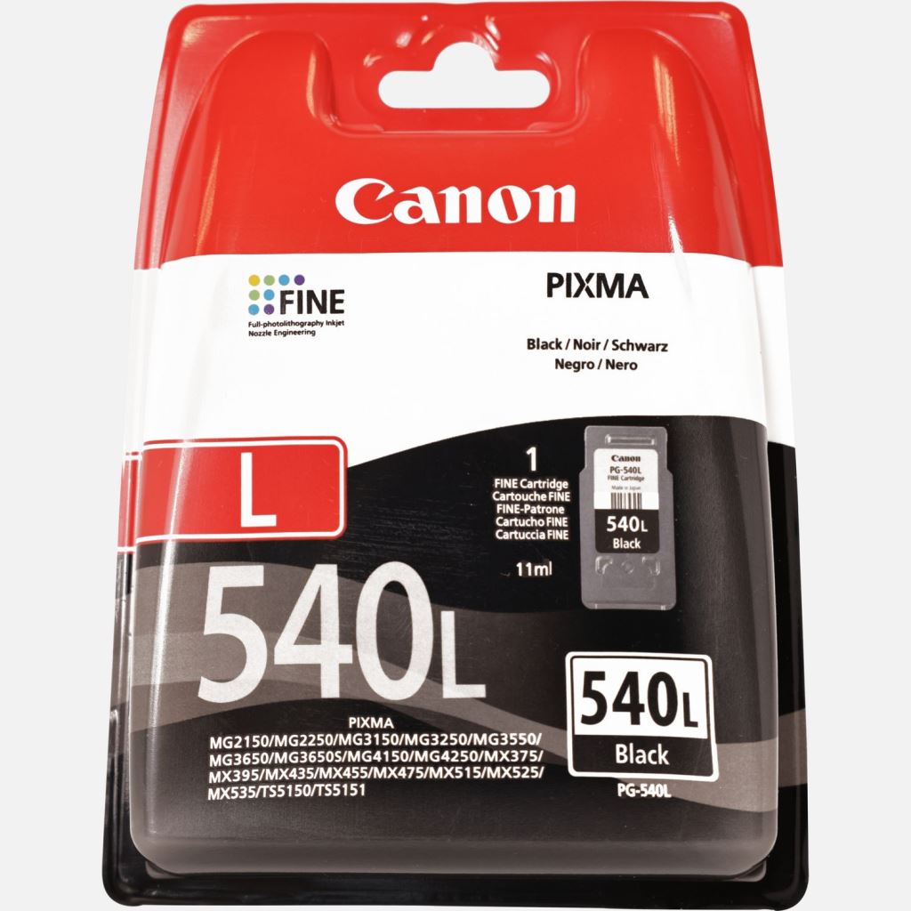 Canon PG-540L fekete tintapatron (5224B001) Canon PG-540L fekete tintapatron (5224B001)
