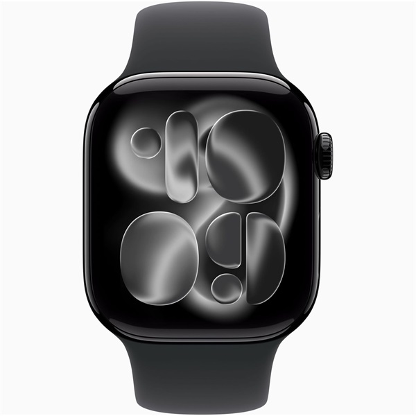 Apple Watch S11 GPS 42mm fekete alutok, fekete sport M/L
