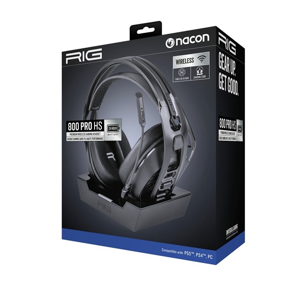 Nacon RIG 800 PRO HS PS5 fekete gamer headset Nacon RIG 800 PRO HS PS5 fekete gamer headset