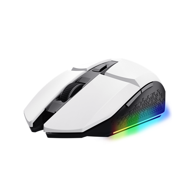 Trust 25069 GXT110W Felox vezeték nélküli fehér gamer egér