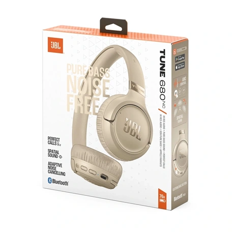 Jbl T680NCBEG vezeték nélküli fejhallgató Bézs