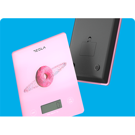 Tesla KS101P konyhai mérleg pink Tesla KS101P konyhai mérleg pink